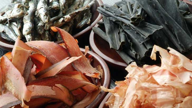 出汁を引くと料理が変わる～昆布、鰹節、煮干しの水出し