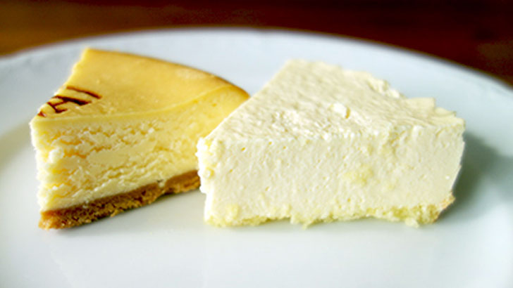 小岩井農場のベイクドチーズケーキとレアチーズケーキ