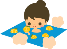 季節の草花や果物も入浴剤に